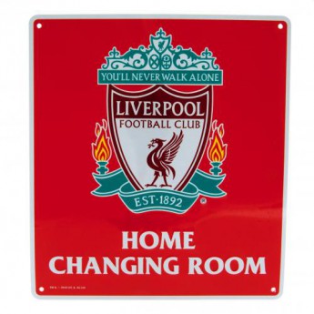 FC Liverpool cedule na zeď Home Changing Room Sign