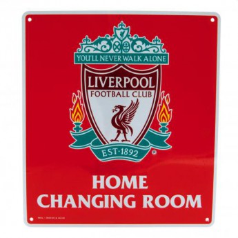 FC Liverpool cedule na zeď Home Changing Room Sign
