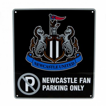 Newcastle United cedule na zeď No Parking Sign