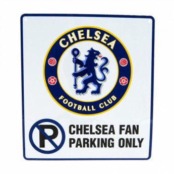FC Chelsea kovová značka No Parking Sign