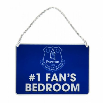 FC Everton značka do ložnice Bedroom Sign No1 Fan