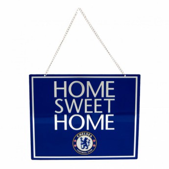 FC Chelsea kovová značka Home Sweet Home Sign