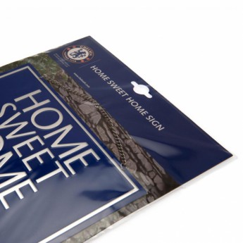 FC Chelsea kovová značka Home Sweet Home Sign