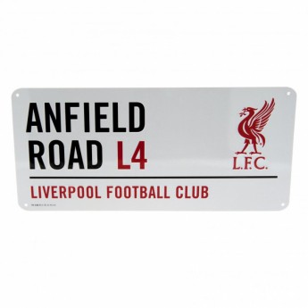 FC Liverpool cedule na zeď Street Sign