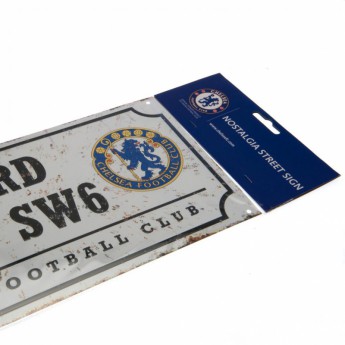 FC Chelsea cedule na zeď Street Sign Retro