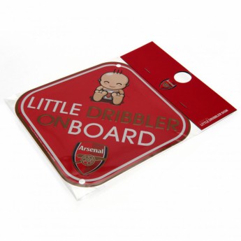 FC Arsenal cedule dítě v autě Little Dribbler