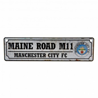 Manchester City cedule na okno Retro Window Sign