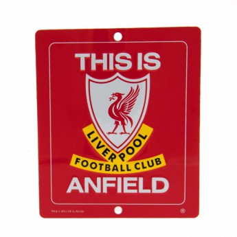 FC Liverpool cedule na okno Window Sign SQ