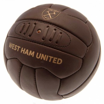 West Ham United fotbalový míč Retro Heritage Football - size 5