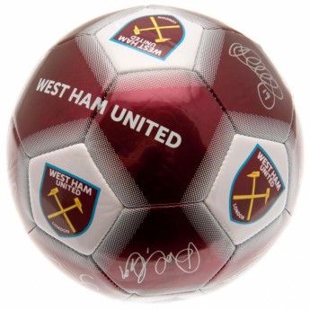 West Ham United podepsaný míč Football Signature