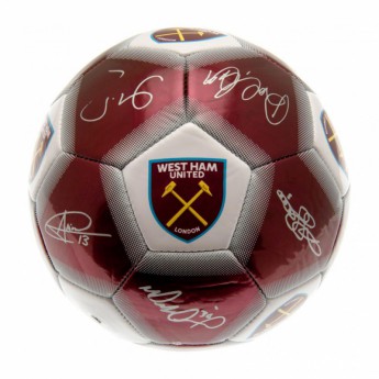 West Ham United podepsaný míč Football Signature