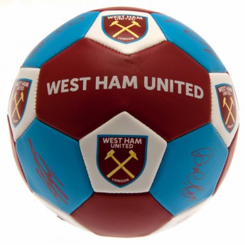 West Ham United fotbalový míč Nuskin Football Size 3