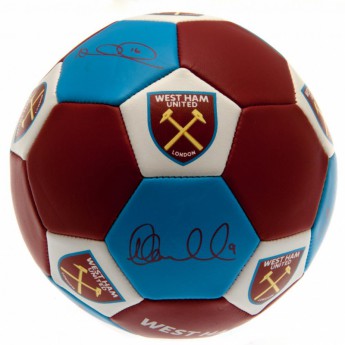 West Ham United fotbalový míč Nuskin Football Size 3