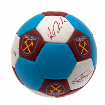 West Ham United fotbalový míč Nuskin Football Size 3