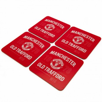 Manchester United set podtácků 4pk Coaster Set