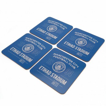 Manchester City set podtácků 4pk Coaster Set