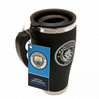 Manchester City cestovní hrnek black Travel Mug with handle
