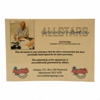 Legendy pánské tričko Gascoigne Signed Shirt