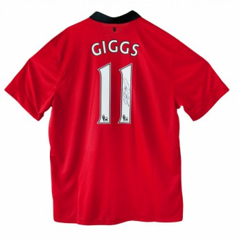 Legendy fotbalový dres Manchester United Giggs Signed Shirt