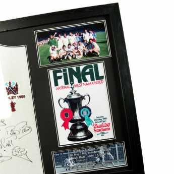 Legendy zarámovaný dres West Ham United 1980 FA Cup Final Signed-Shirt (Framed)