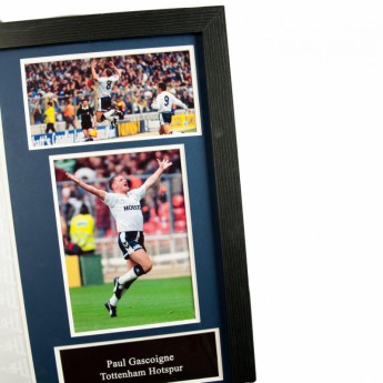 Tottenham Hotspur zarámovaný dres Gascoigne Signed Shirt (Framed)
