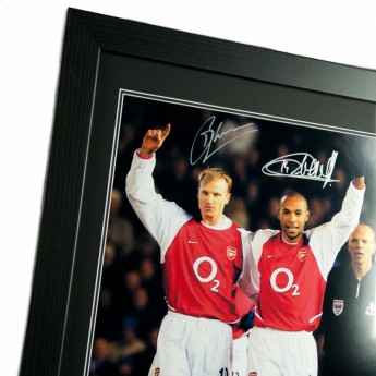 Legendy obrázek v rámečku FC Arsenal Bergkamp & Henry Signed Framed Print