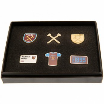 West Ham United set odznáčků 6 Piece Badge Set