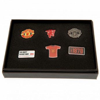 Manchester United set odznáčků 6 Piece Badge Set