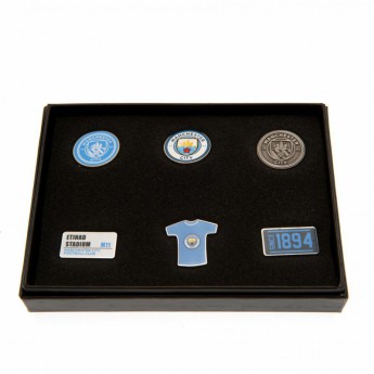 Manchester City set odznáčků 6 Piece Badge Set