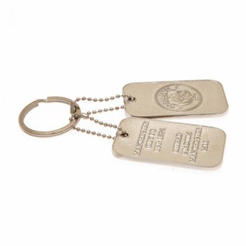 Manchester City klíčenka Dog Tag Keyring