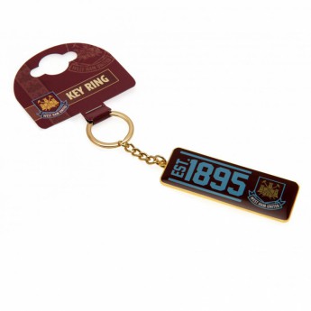 West Ham United přívěšek na klíče Keyring EST