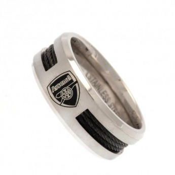 FC Arsenal prsten Black Inlay Ring Large CR