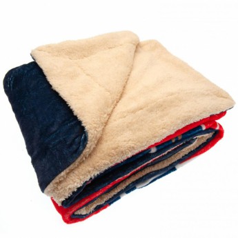 Paris Saint Germain deka Sherpa Fleece Blanket
