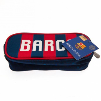 FC Barcelona penál na tužky Double Zip Pencil Case