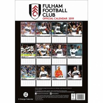 Fulham kalendář 2019 official A3