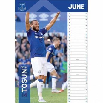 FC Everton kalendář 2019 official A3