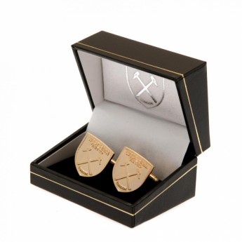 West Ham United manžetové knoflíčky Gold Plated Cufflinks