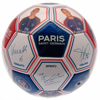 Paris Saint Germain miniaturní fotbalový míč Photo Signature Football