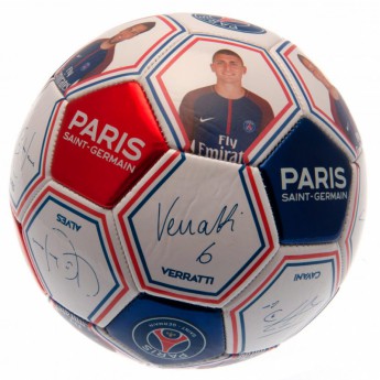 Paris Saint Germain miniaturní fotbalový míč Photo Signature Football
