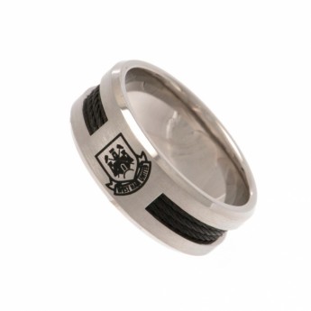 West Ham United náramek Black Inlay Ring Large CT