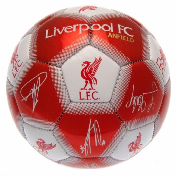 FC Liverpool miniaturní fotbalový míč Mini Ball Signature