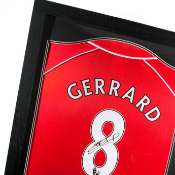 FC Liverpool obrázek v rámečku Gerrard Signed Shirt Honours (Framed)