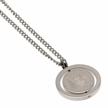 Manchester City řetízek na krk s přívěškem Spinner Pendant & Chain EC