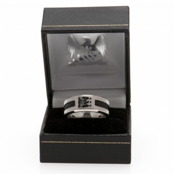 Manchester City prsten Black Inlay Ring Medium EC