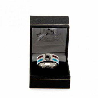 West Ham United prsten Colour Stripe Ring Medium CT