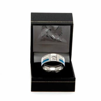 Manchester City prsten Colour Stripe Ring Small EC