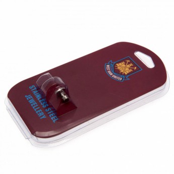 West Ham United náušnice Cut Out Stud Earring CT