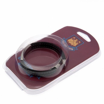West Ham United silikonový náramek Stitched Silicone Bracelet CT