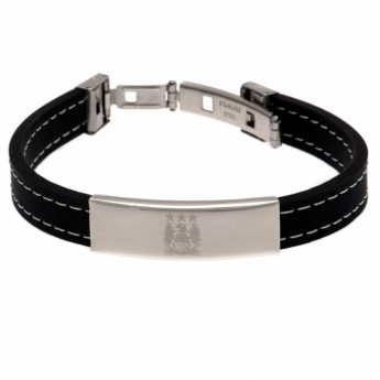 Manchester City silikonový náramek Stitched Silicone Bracelet EC