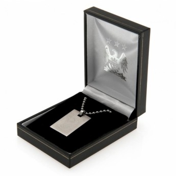 Manchester City řetízek na krk se psí známkou Dog Tag & Chain EC